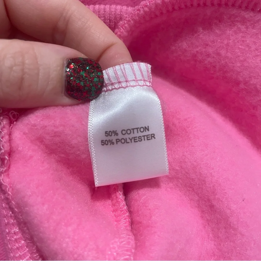 Saltywave Hoodie Pink Womens Size Medium Pullover Drawstring Kangaroo Pocket - Picture 5 of 7